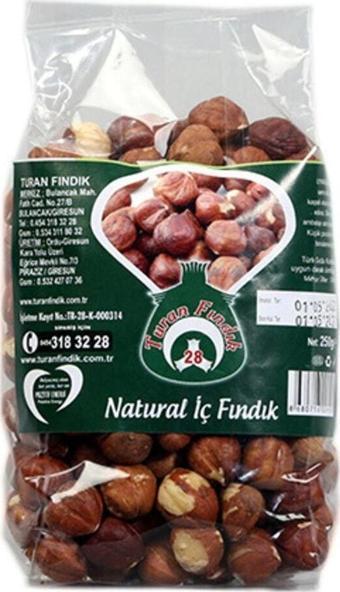 bazaar-turkey Bazaar Turkey Naturel Fındık 250 gr