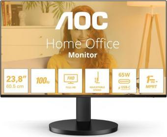 AOC 23.8" 24B3CF2 1 ms Full HD IPS 100 Hz Monitör