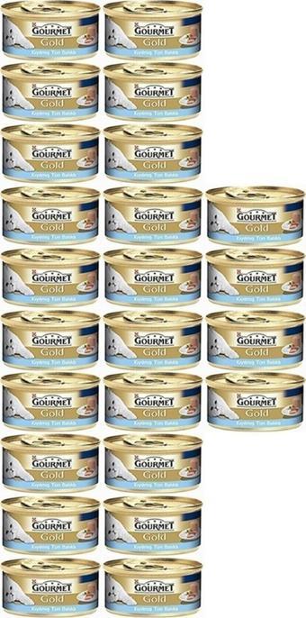 Gourmet Gold Kıyılmış Ton Balıklı Kedi Konservesi 24x85gr