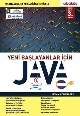 Yeni Başlayanlar için Java - Bülent Çobanoğlu - Abaküs Kitap