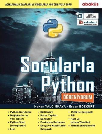 Sorularla Python Öğreniyorum - Hakan Yalçınkaya - Abaküs Kitap