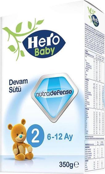 Hero Baby Nutradefense 2 Devam Sütü 350 gr 6-12 Ay