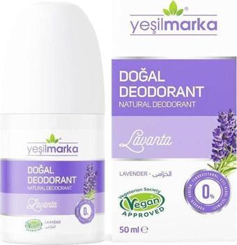 Yeşil Marka Doğal Deodorant Lavanta 50 Ml 