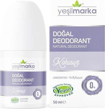 Yeşil Marka Doğal Deodorant Kokusuz 50 Ml