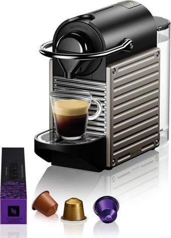 Nespresso C61 Pixie Titan Kahve Makinesi Gri