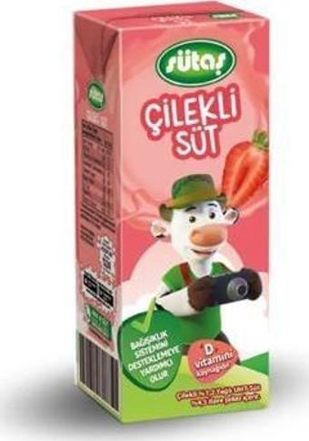 Sütaş Çilekli Süt 200 ml