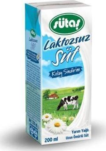 Sütaş Laktozsuz Süt 200 ml