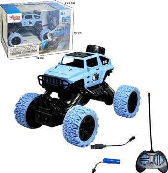 Vardem Oyuncak Uzaktan Kumandalı Full Fonksiyon Şarjlı Yeşil Büyük Teker Off Road Jeep