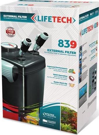 Lifetech Dış Filtre Siyah Kova İçi Dolu 1500 LH