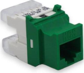 KEYSTONE JACK UTP CAT6 180 D GREEN (10'LU PAKET)