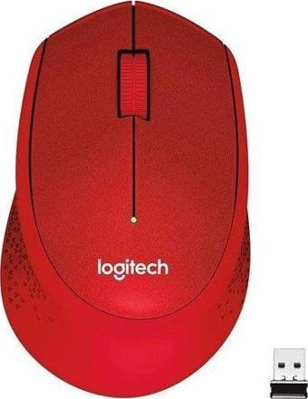 Logitech M330 Silent Mouse-Red