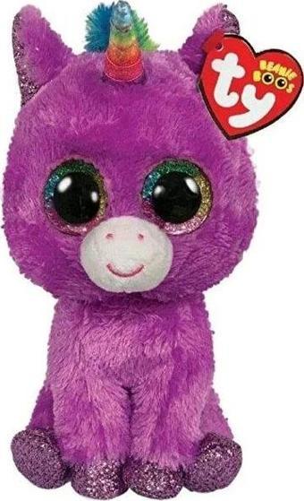 Ty Rosette Mor Unicorn Peluş 10 cm