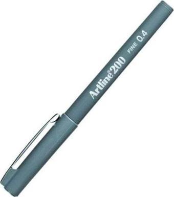 Artline 200 Fine Writing Pen Grey