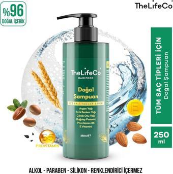 TheLifeCo HairFood Değerli Yağlar Serisi Doğal Şampuan 250 ml