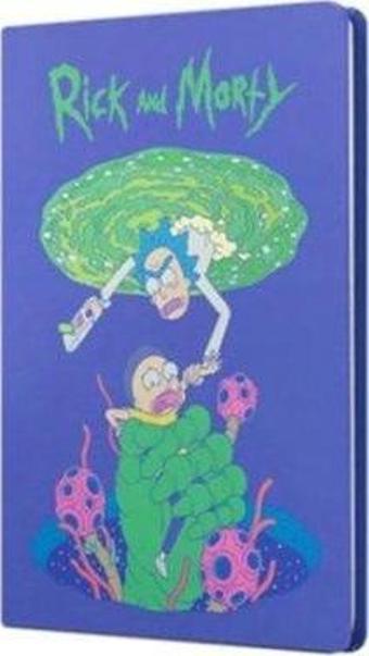 Mabbels Rick And Morty Sert Kapak Butik Defter Mor 80 Yaprak 15 x 21 388081