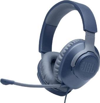 JBL Quantum 100 Gaming Kablolu Mavi Kulaklık