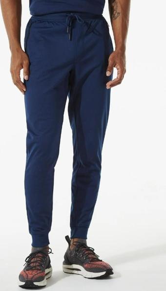 Under Armour Sportstyle Tricot Jogger Erkek Lacivert rahat kesim Eşofman Altı