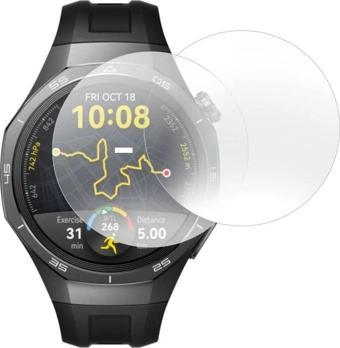 Huawei Watch GT 5 Pro 46MM Uyumlu 3 Adet Şeffaf Ultra koruyucu Nano Jelatin