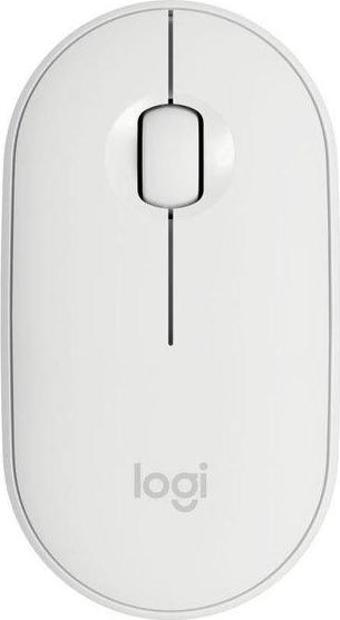 Logitech M350 Pebble Sessiz Kablosuz Kompakt Mouse - Beyaz