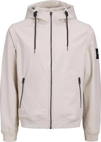 Jack & Jones 12236300 Jjebasic Softshell Hood Noos Ay Işığı