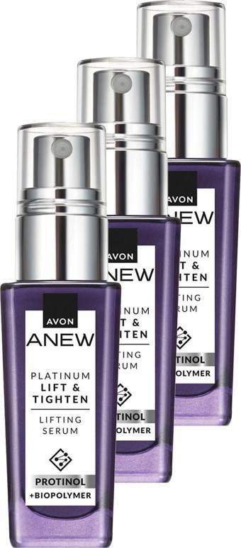 Anew Platinum Lift & Tighten Lifting Serum 30 Ml. Üçlü Set