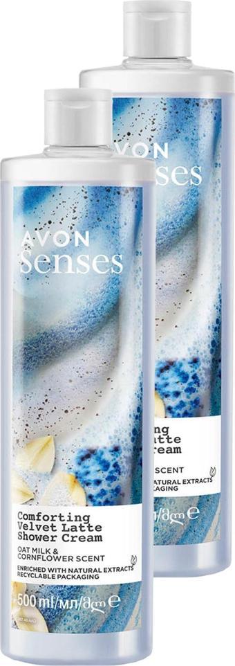 Senses Rahatlatıcı Yulaf Sütü ve Peygamber Çiçeği Duş Kremi 500 Ml. İkili Set