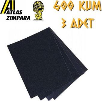 Atlas 188 Su Zımparası 600 Kum - 3 Adet