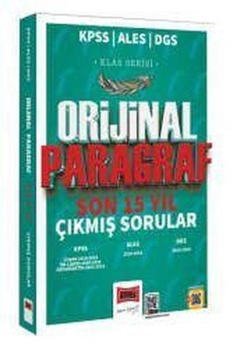 2025 KPSS ALES DGS Klas Serisi Orijinal Paragraf Son 15 Yıl Çıkmış Sorular - Kolektif  - Yargı Yayınları