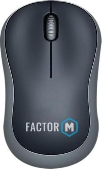 Factor-M M1 Süper Sessiz Kompact Kablosuz Mouse Siyah