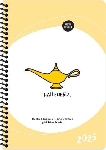 Hisli Şeyler 2025- 13*19,5 Haftalık Ajanda - Hallederiz