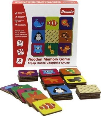 Rossie Ahşap Hafıza Oyunu - Memory Game