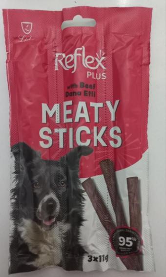 Reflex Plus Biftekli Çubuk Yetişkin Köpek Ödül Maması 11 Gr 3 Adet - Petshopundan