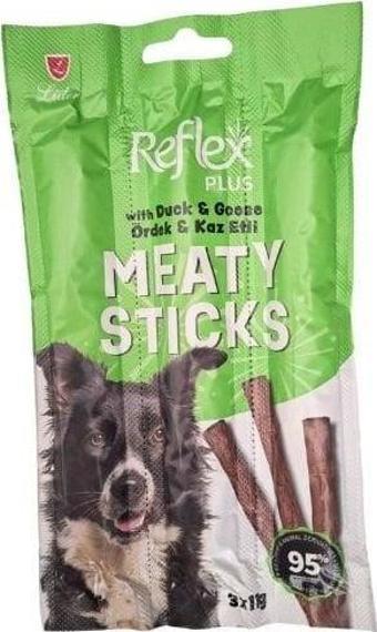 Reflex Plus Ördek ve Kaz Etli Çubuk Yetişkin Köpek Ödül Maması 11 Gr 3 Adet - Petshopundan