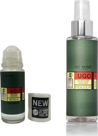 No Nome Deo Roll-on Man Ugo 40 ml & Ugo Body Splash Edt 125 ml Erkek Vücut Parfümü