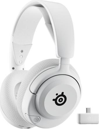 SteelSeries Arctis Nova 5 Wireless ve Bluetooth Kablosuz Gaming Kulaklık - Beyaz