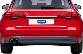 OMSA Audi A4 B9 Krom Bagaj Çıtası 2016 ve Sonrası