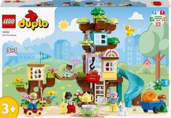 LEGO Duplo 3'ü1 Arada Ağaç Ev DUPLO 3’ü 1 Arada Ağaç Ev 10993 Oyuncak Yapım Seti (126 Parça)