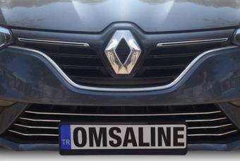 OMSA Renault Megane 4 Sedan Krom Ön Tampon Alt Çıta 7 Parça 2016-2020 Arası