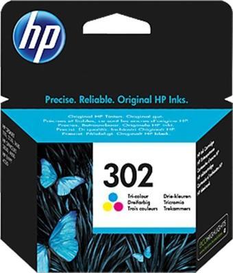 HP 302 RENKLİ MÜREKKEP KARTUŞU ( F6U65AE )