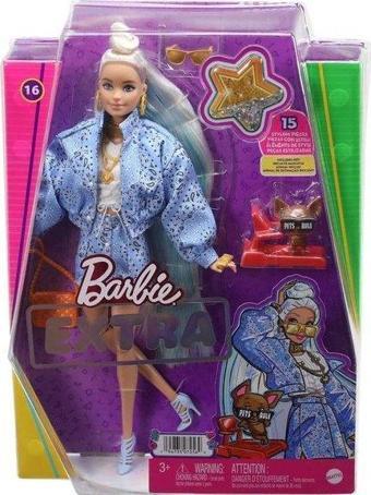 Barbie Extra Mavi Takımlı Bebek HHN08