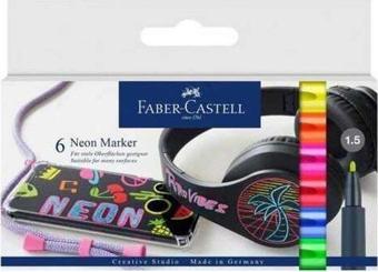 Faber-Castell Neon Markör 6'lı Set