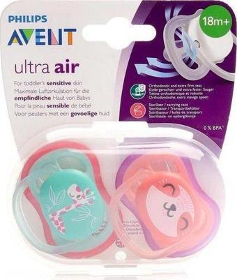 Philips Avent Scf349/12 Ultra Air Silikon Emzik 18+ Ay Kız