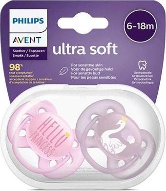 Philips Avent Scf223/02 Ultra Soft Silikon Emzik 6-18 Ay Kız