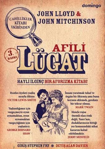 Afili Lügat - John Lloyd - Domingo Yayınevi