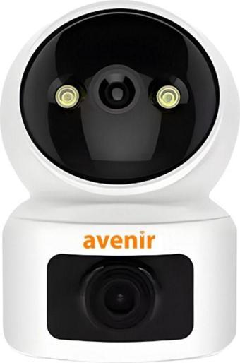 Avenir 2+2Mp Çift Lens, 355° Hareketli, Hareket Algılama Ve Takip Özellikli, Kablosuz Akıllı Kamera