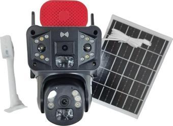 Avenir Av-S426 4G Sim Kartlı 2 Kameralı 4Mp Solar Panelli Güneş Enerjili Ptz 360° Dönebilen Kamera