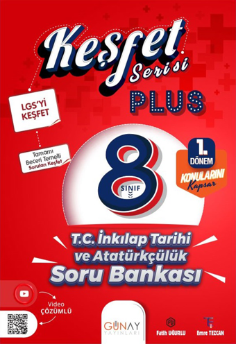 Keşfet Plus 8. Sınıf İnkılap Tarihi Soru Bankası - Kolektif  - Günay Yayıncılık