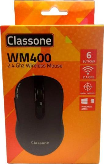 CLASSONE WM400 SERİSİ KABLOSUZ MOUSE SİYAH