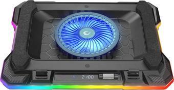 Rampage Cyclone S49 RGB Fanlı 14"-19'' LED Ekranlı Notebook Soğutucu