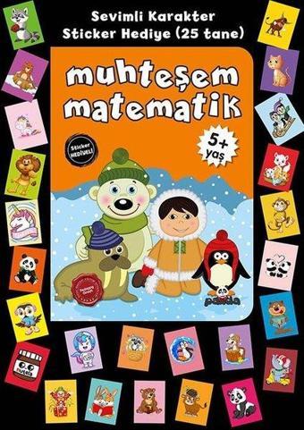 Muhteşem Matematik - Stickerlı 5+ Yaş - Afife Çoruk - Panda